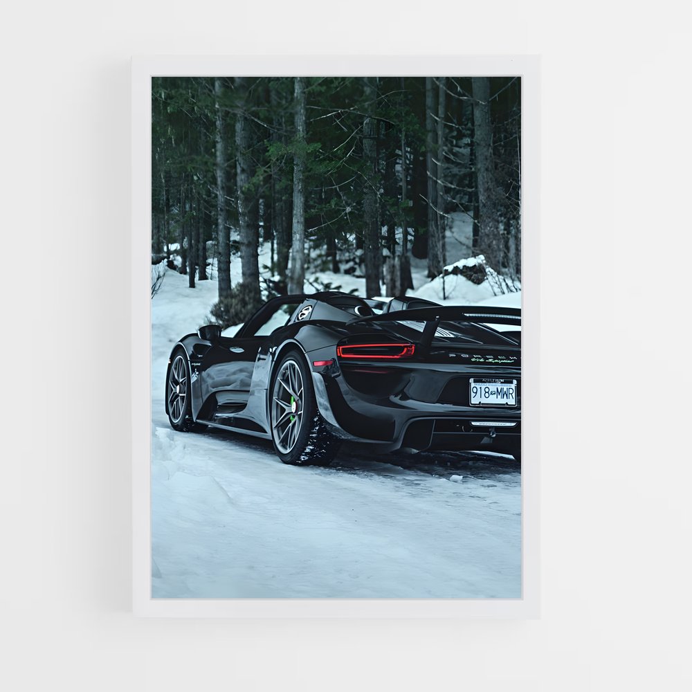 Poster 918 Spyder Éblouissant – affiche Porsche (vue 3)